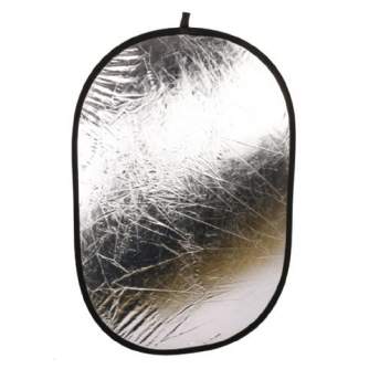 Foldable Reflectors - Linkstar Reflector 2 in 1 R-100150SW Silver/White 100x150 cm - quick order from manufacturer