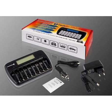 Батарейки и аккумуляторы - everActive NC-800 AA/AAA lādētājs - быстрый заказ от производителя