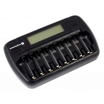 Baterijas, akumulatori un lādētāji - everActive NC-800 AA/AAA lādētājs - ātri pasūtīt no ražotāja