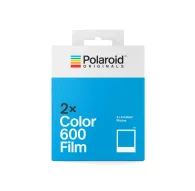Polaroid Originals Color 600 instant film 2-pack with 8 glossy color photos per pack, sealed packaging front viewPolaroid Originals Color 600 instant film 2-pack with 8 glossy color photos per pack, sealed packaging front view