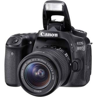 Spoguļkameras - Canon EOS 80D DSLR Camera with 18-55mm IS STM Lens - ātri pasūtīt no ražotāja