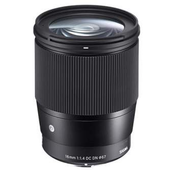 Objektīvi - Sigma 16mm F1.4 DC DN Sony E-mount [CONTEMPORARY] - купить сегодня в магазине и с доставкой