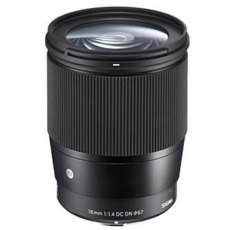 Objektīvi - Sigma 16mm f/1.4 DC DN Contemporary lens for Micro Four Thirds - быстрый заказ от производителя