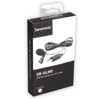 Microphones - Saramonic USB Lavalier Clip-on Microphone ULM10 for PC en Mac - quick order from manufacturer