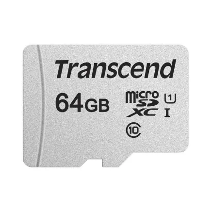 TRANSCEND 64GB UHS-I U1 SILVER MICROSD W/O ADAP