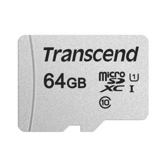 Memory Cards - TRANSCEND SILVER 300S MICROSD NO ADP (V30) R95/W45 64GB - quick order from manufacturer