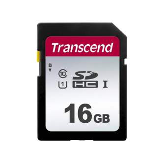 Memory Cards - TRANSCEND SILVER 300S SD UHS-I U3 (V30) R95/W45 16GB - quick order from manufacturer