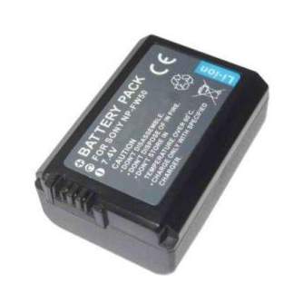 Battery NP-FW50 1080mAh 7.2V for Sony DSLR A33 A55 NEX-3 NEX-5, fotokameras akumulators10