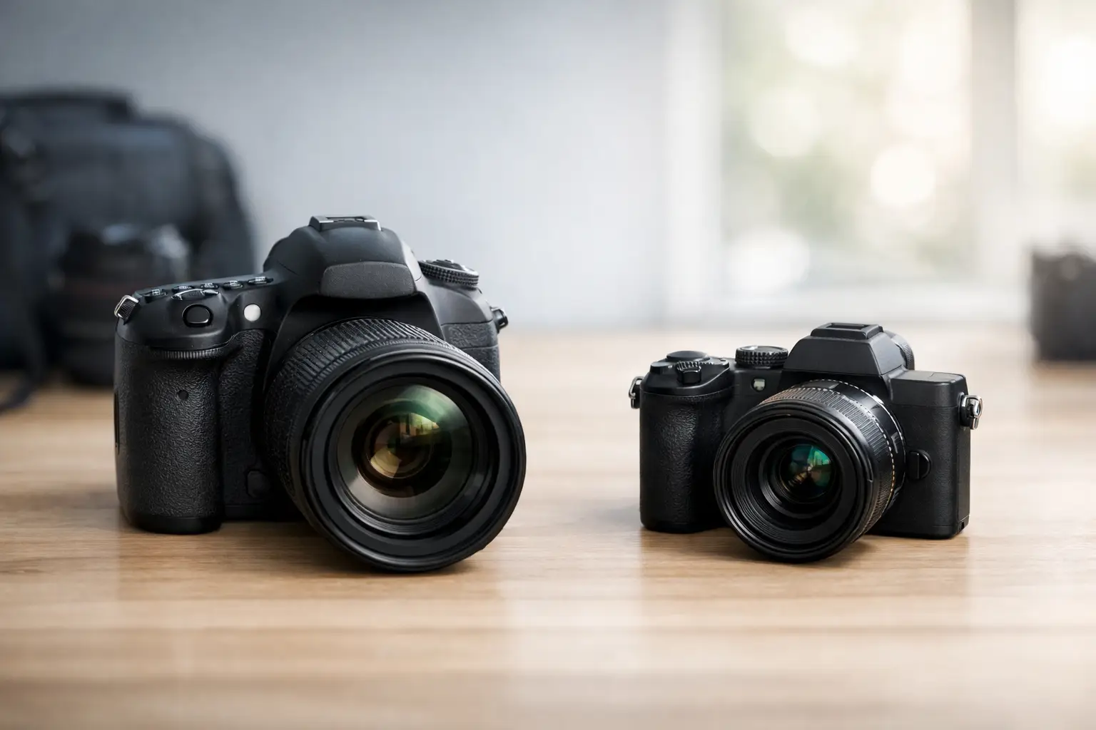 DSLR vai bezspoguļa kamera - ko izvēlēties?