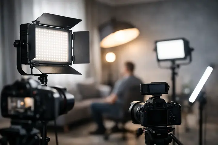 Kā izvēlēties LED paneli foto un video darbam