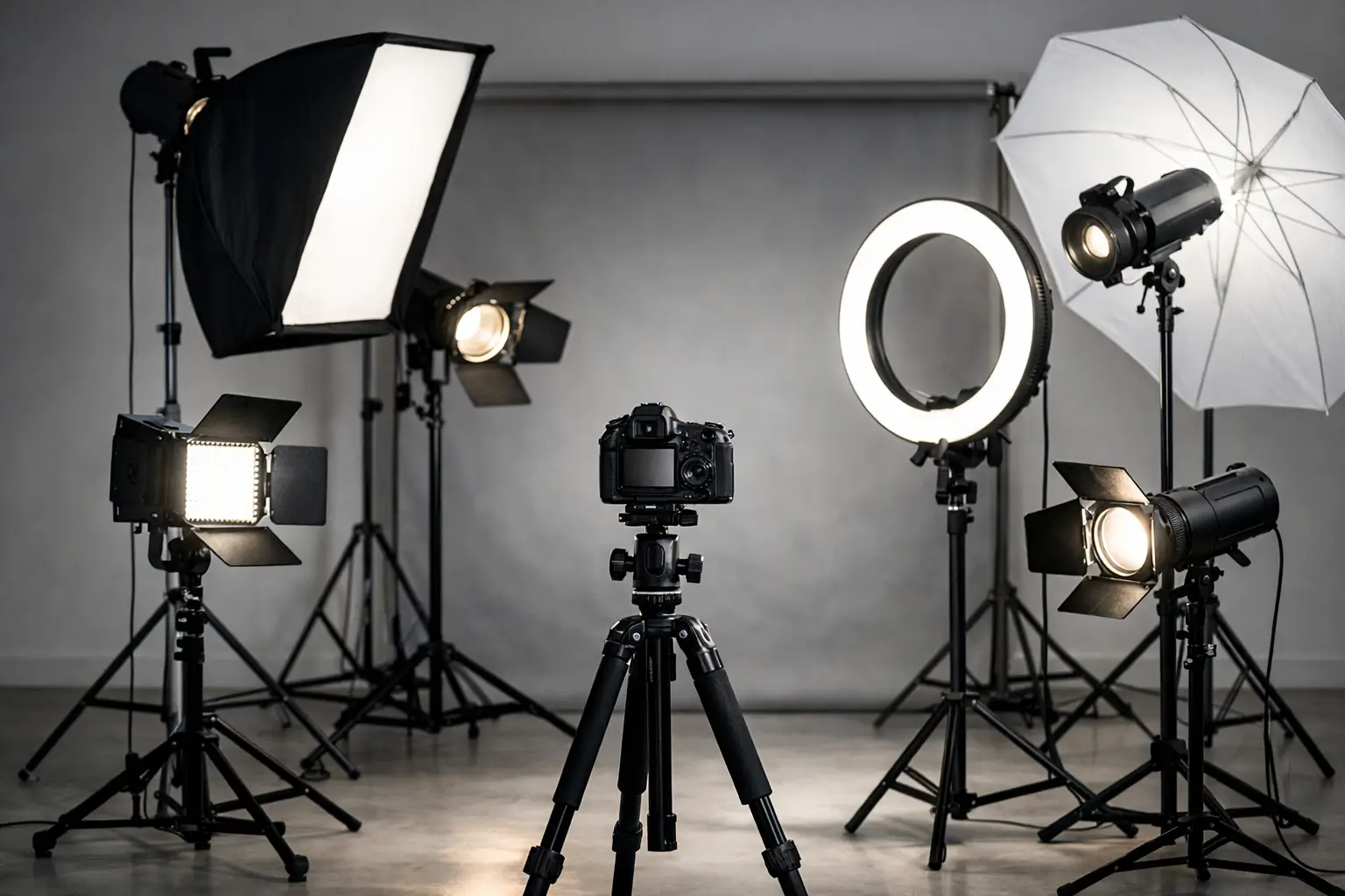 Studijas gaismas komplekts fotografēšanai