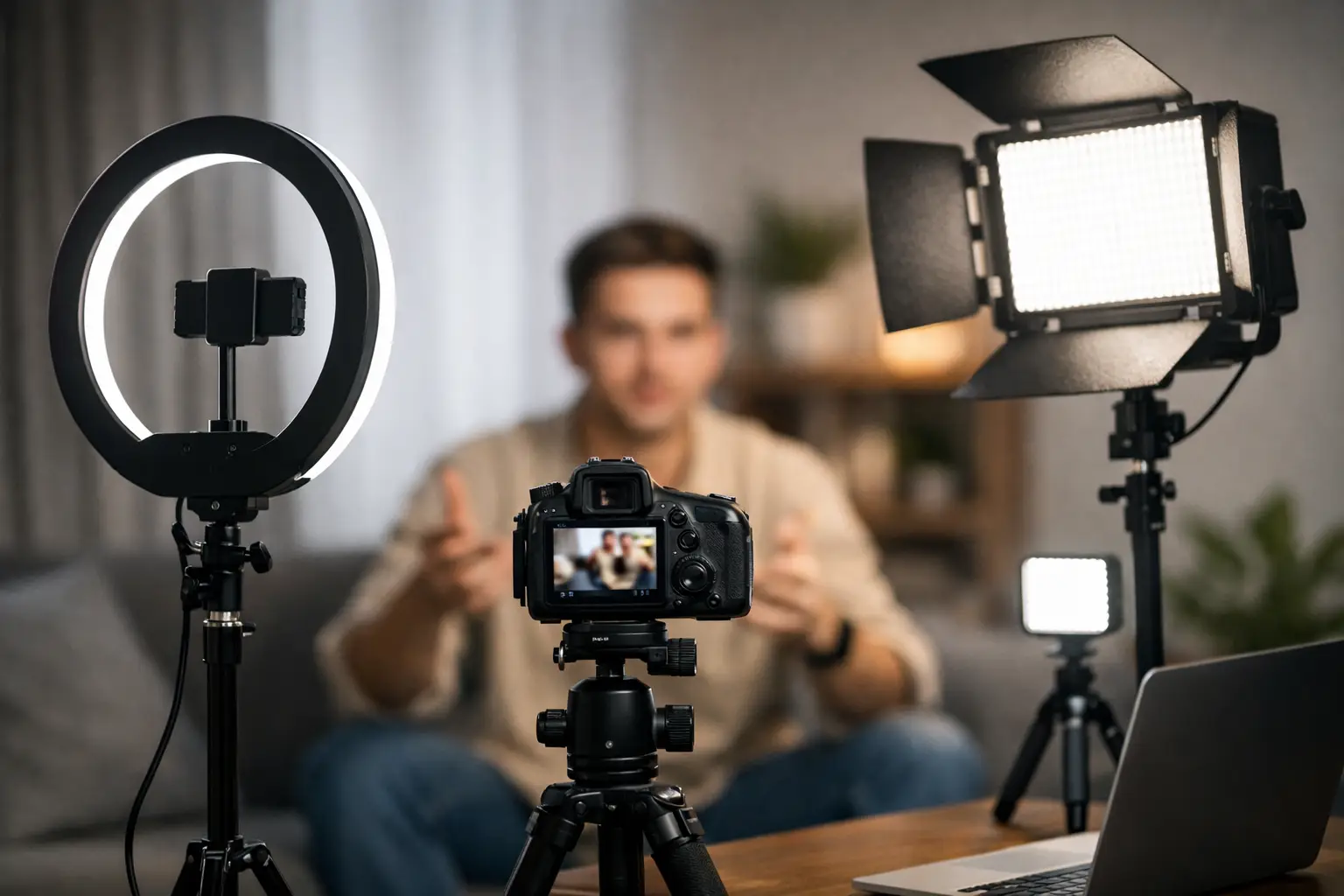 Video gaisma YouTube filmēšanai: kā izvēlēties