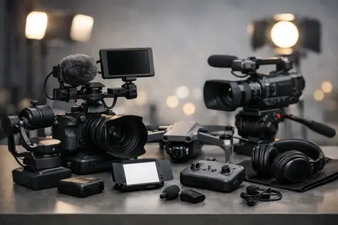 Pasākumu filmēšanas tehnikas komplekta piemērs
