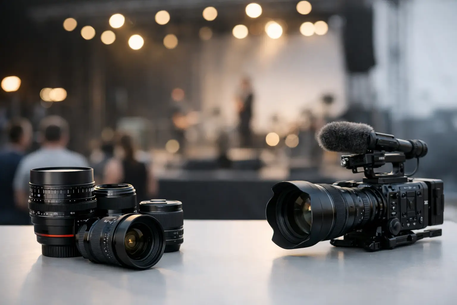 Objektīvu noma pasākumu filmēšanai