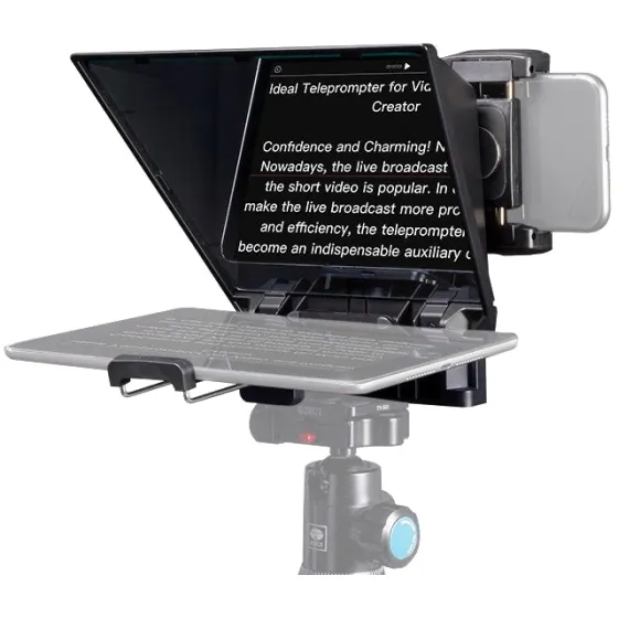 FEELWORLD TP2A PORTABLE TELEPROMPTER FOR SMARTPHONE DSLR TP2A