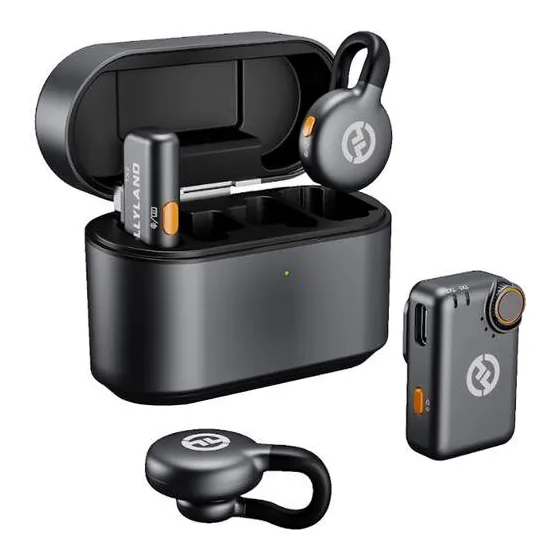 Hollyland LARK M2S Wireless Lavalier Microphone Combo Camera RX + USB-C RX + Lighting USB