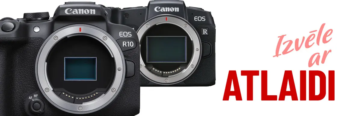 Canon R10 un RP atlaides aprīlī