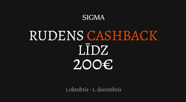 Sigma cashback 2025 rudens