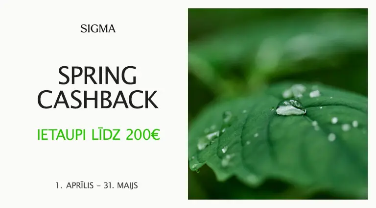 Sigma spring cashback 2026